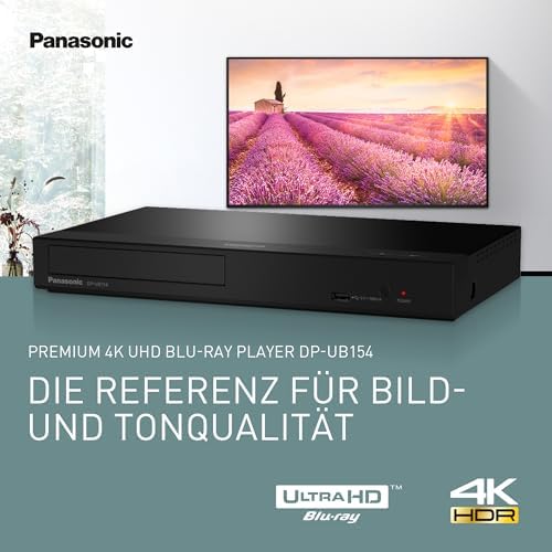 Panasonic: Ultra HD Blu-ray Player - HDR10+, 4K, Dolby Atmos - Schwarz | 4K Blu-ray Disc, 4K VoD, HDMI, USB | perfekte A