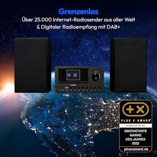 MEDION P85003 Micro Audio System - Internetradio und DAB+ - perfekt für Office und Home
| MEDION P85003 Micro Audio Sys